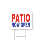 Patio Now Open