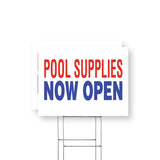 Pool Supplies Now Open