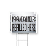 Propane Cylinders Refilled Here