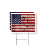 Rusty American Flag
