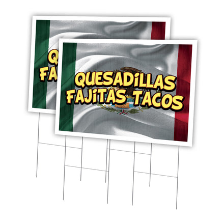 Quesadillas Fajitas Tacos