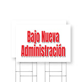 Bajo Nueva Administracion