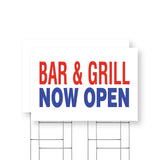 Bar and Grill Now Open
