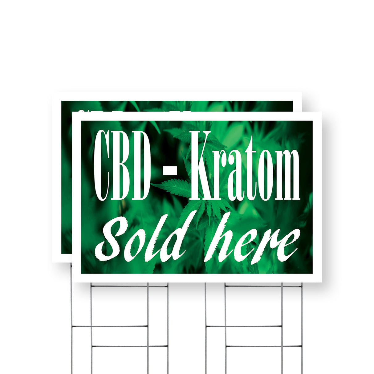 CBD and Kratom Sold Here