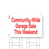 Community Wide Garage Sale This Weekend