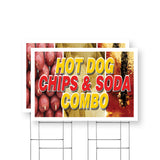 Hot Dogs Chips and Soda Combo