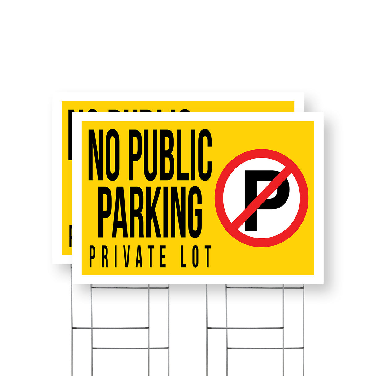 No Public Parking Private Lot