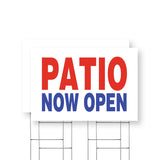 Patio Now Open