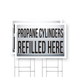 Propane Cylinders Refilled Here