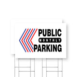 Public Monthly Parking Left