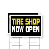 Tire Shop Now Open