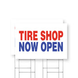 Tire Shop Now Open