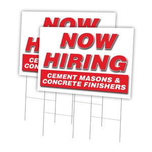 Now Hiring Cement Masons & Concrete Finisher