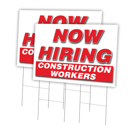 Now Hiring Construction Workers