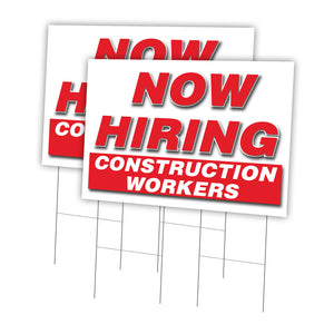 Now Hiring Construction Workers