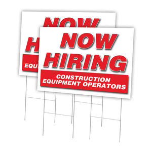 Now Hiring Construction Equipment Operators