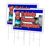 WE FIX TABLETS PHONES COMPUTERS