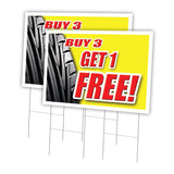 BUY 3 TIRES GET 1 FREE