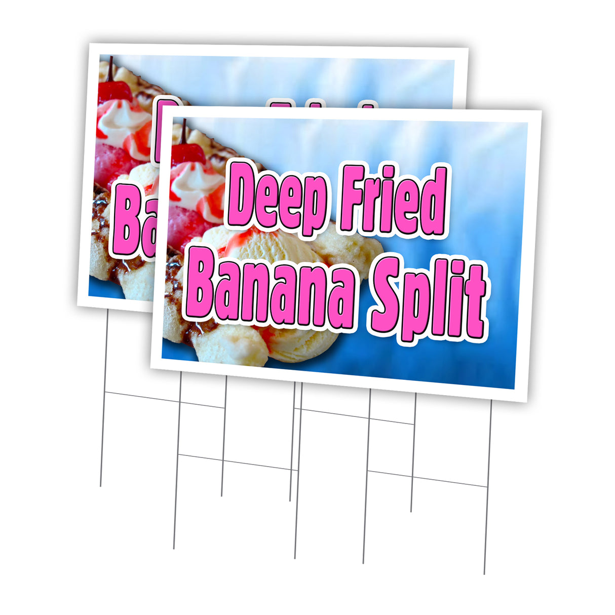 DEEP FRIED BANANA SPLIT