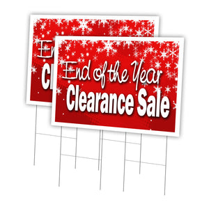 END OF THE YEAR CLEARANCE SALE