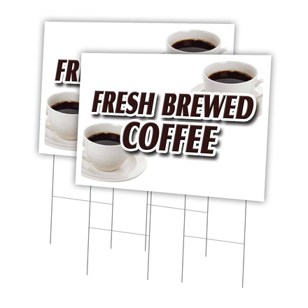 FRESH BREWED COFFEE