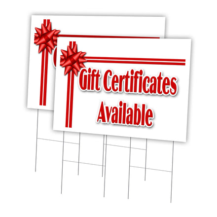 GIFT CERTIFICATES