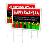 HAPPY KWANZA MAY THE HERITAGE WE SHARE LIGHT