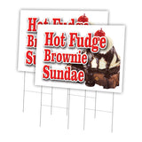 HOT FUDGE BROWNIE SUNDAE