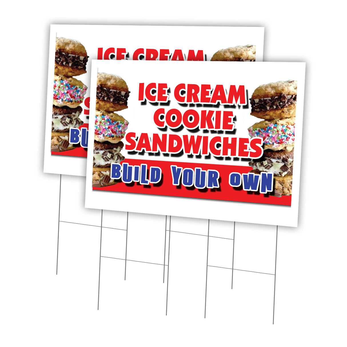 ICE CREAM COOKIE SANDWICHES BUILD YOUR OWN