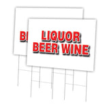 LIQUOR BEER WINE