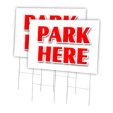 PARK HERE
