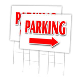 PARKING RIGHT ARROW