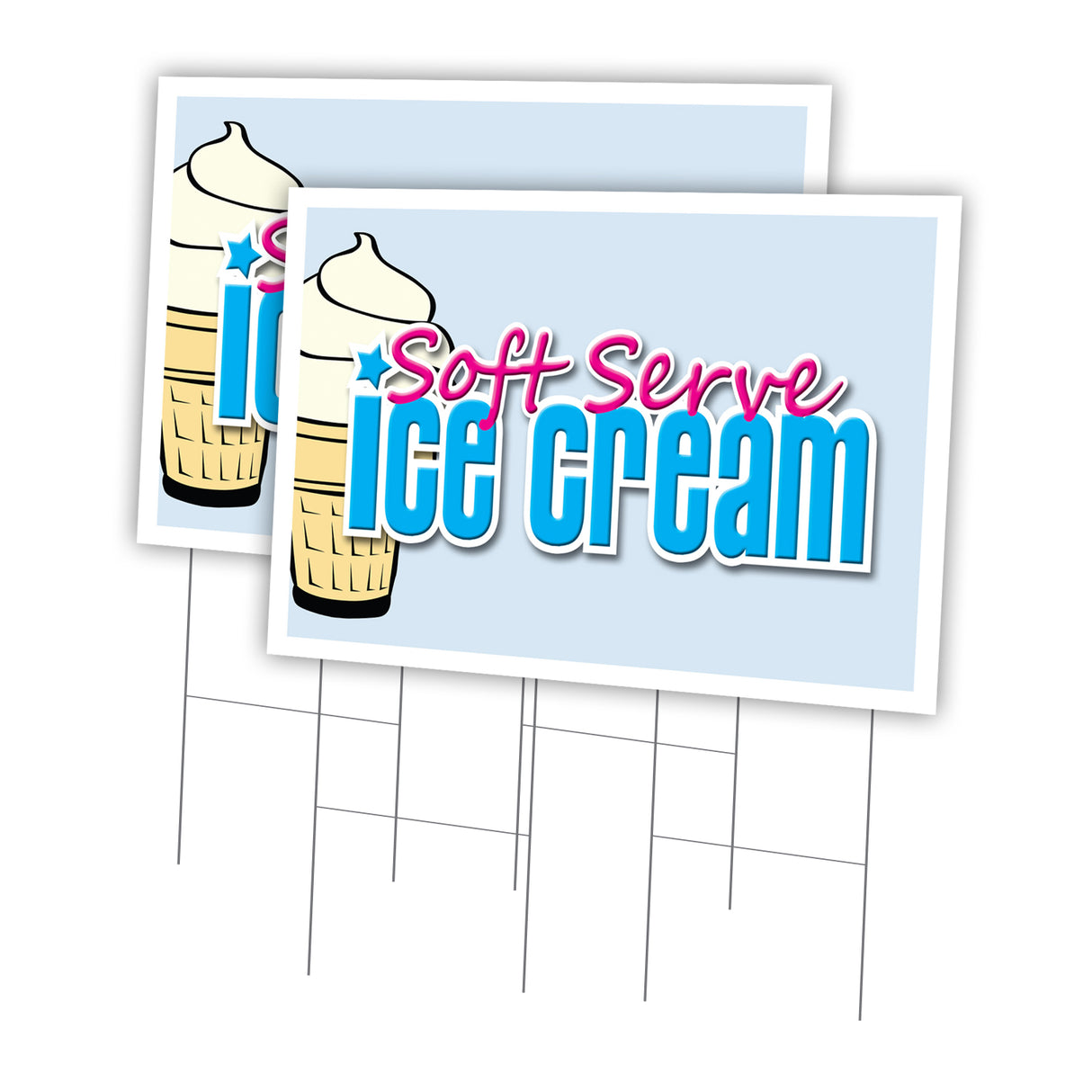 SOFT SERVE VANILLA ICE CREAM