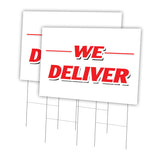 WE DELIVER