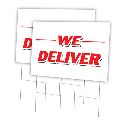 WE DELIVER