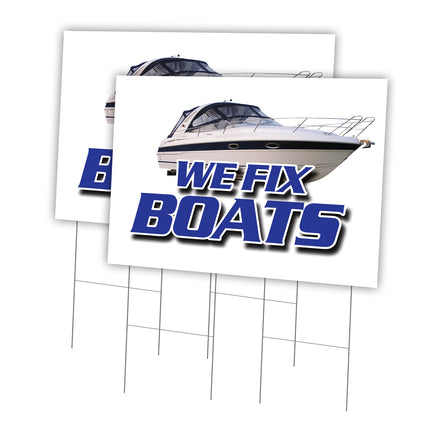 WE FIX BOATS