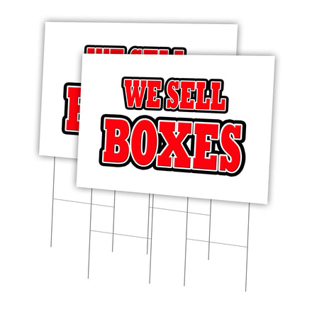 WE SELL BOXES