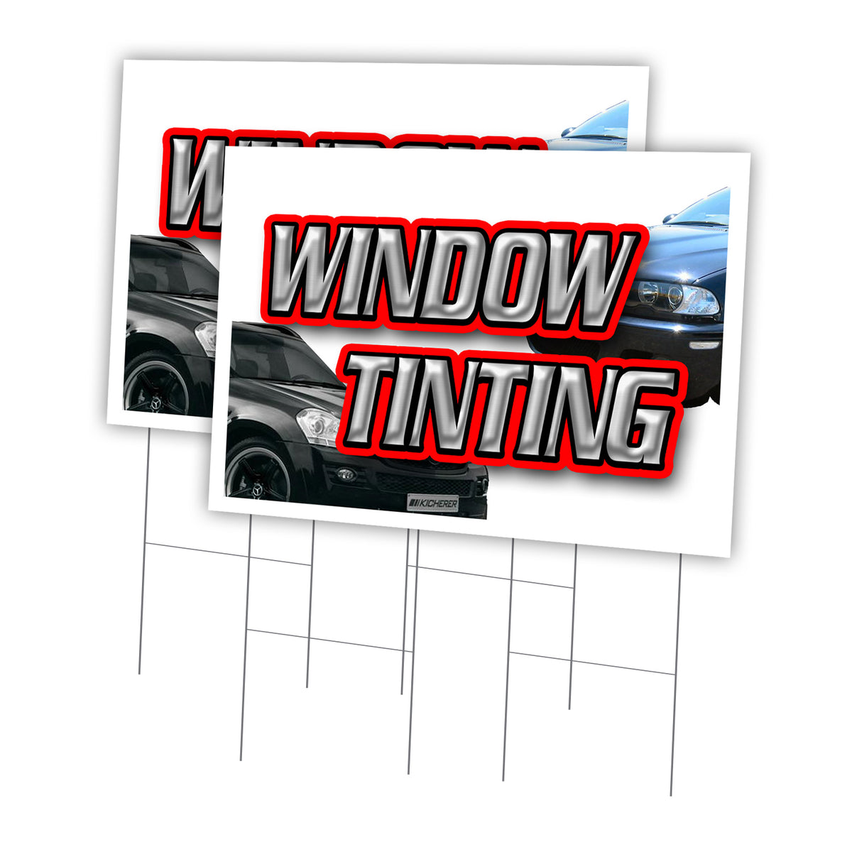 Window Tint Sign Advertisement WINDOW TINTING Advertising – SignMission