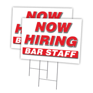 Now Hiring Bar Staff