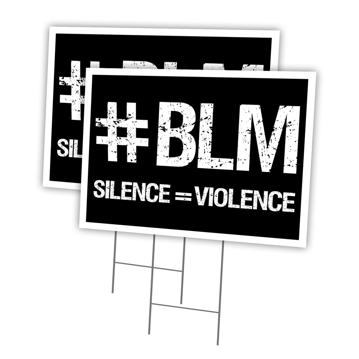 Black Lives Matter Silence = Violence