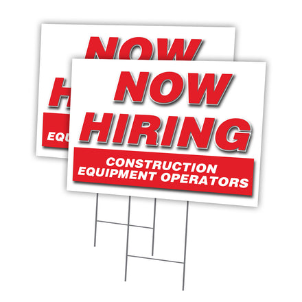 Now Hiring Construction Equipment Operators