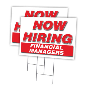 Now Hiring Financial Managers