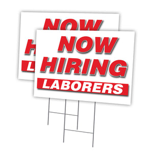 Now Hiring Laborers