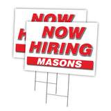 Now Hiring Masons
