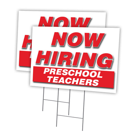 Now Hiring Preschool Teachers