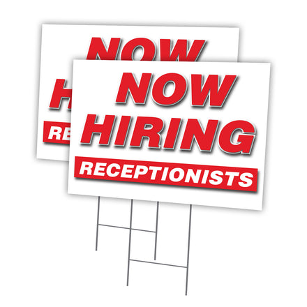 Now Hiring Receptionists