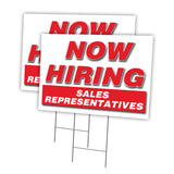 Now Hiring Sales Representatives