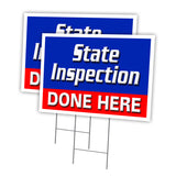 STATE INSPECTION DONE HERE