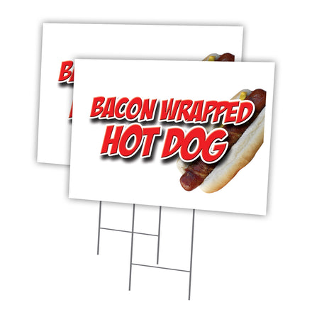 BACON WRAPPED HOT DOG