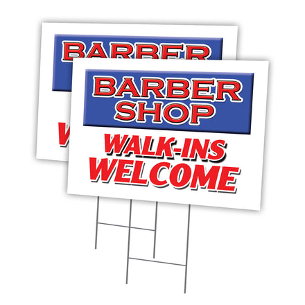 BARBER SHOP WALK-INS WELCOME